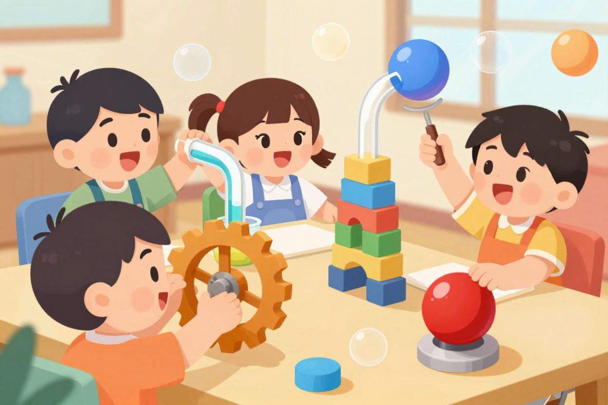 Scena immaginata da un museo dei bambini